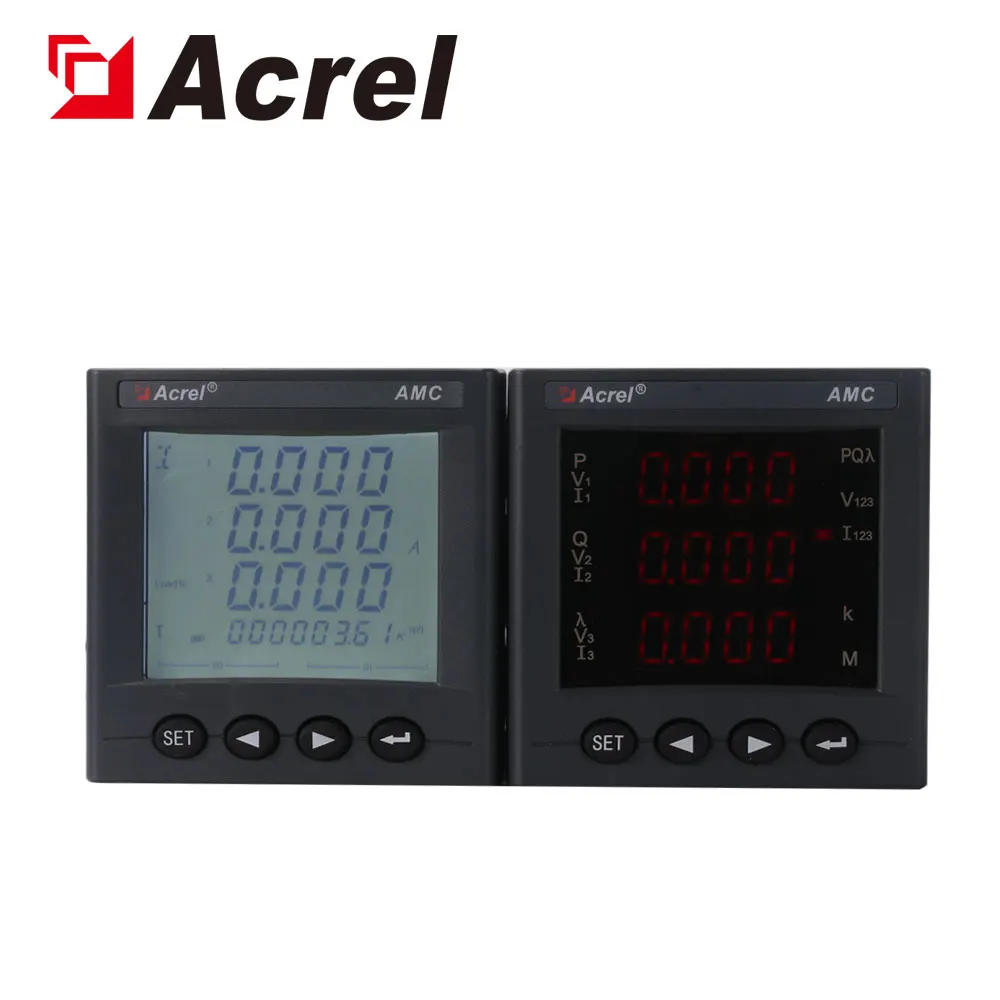  Acrel AMC72L-AI однофазный цифровой ЖК-дисплей Смарт переменного тока Амперметр 72*72 щитовой измерительный