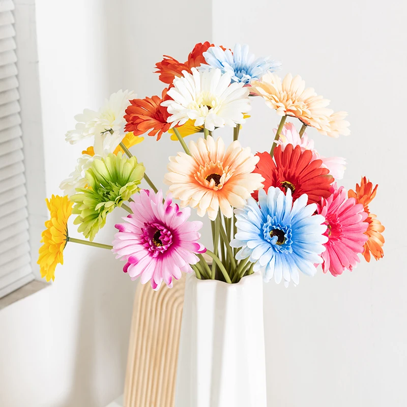 Artificial Flowers Gerbera Jamesonii Single Sleeve Flower For Home Decoration Silk Flowers