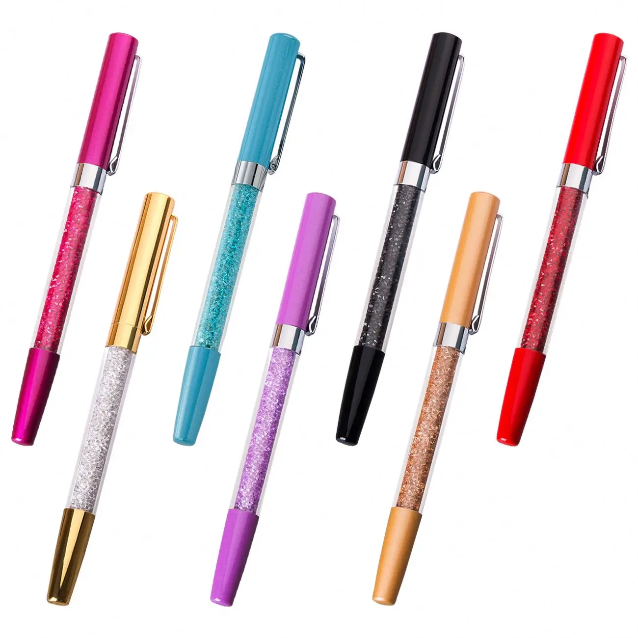 Тяжелые роскошные свадебные ручки с логотипом, подарок, металлическая шариковая ручка с индивидуальным дизайном, гелевые ручки с драгоценными камнями и кристаллами для взрослых