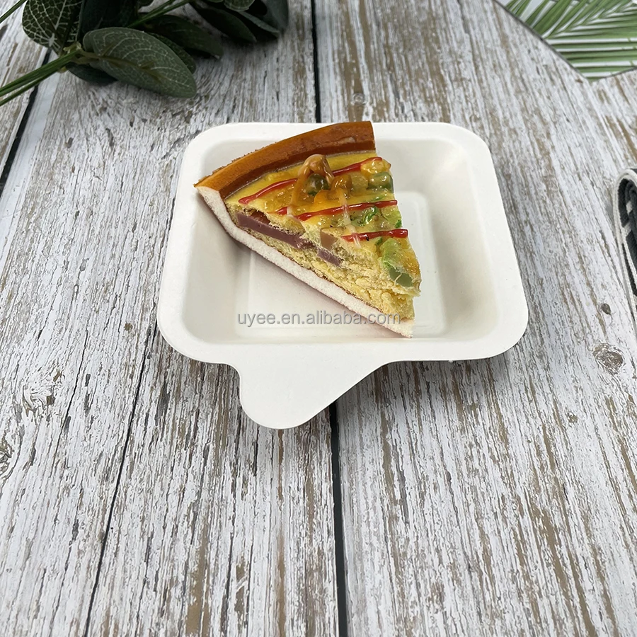 Biodegradable sugarcane packaging Turkey tray disposable Customizable Waterproof Eco Friendly Bagasse Raw meat tray