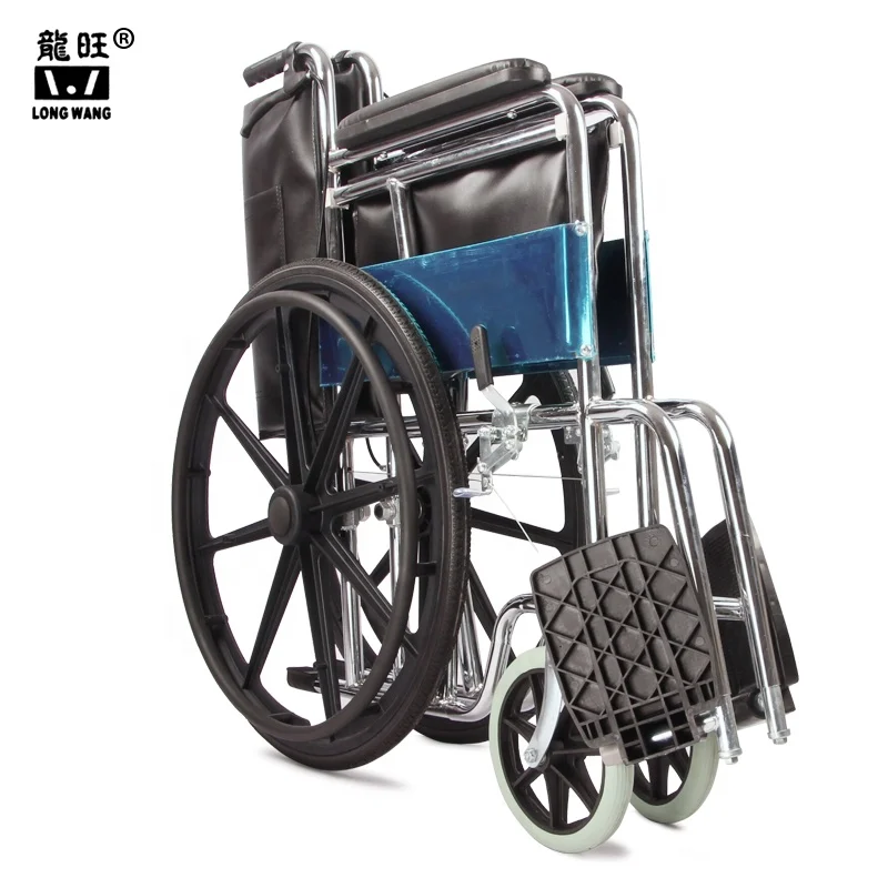 Hot sale 809 chromed frame lightweight mag wheel manual medical wheelchair