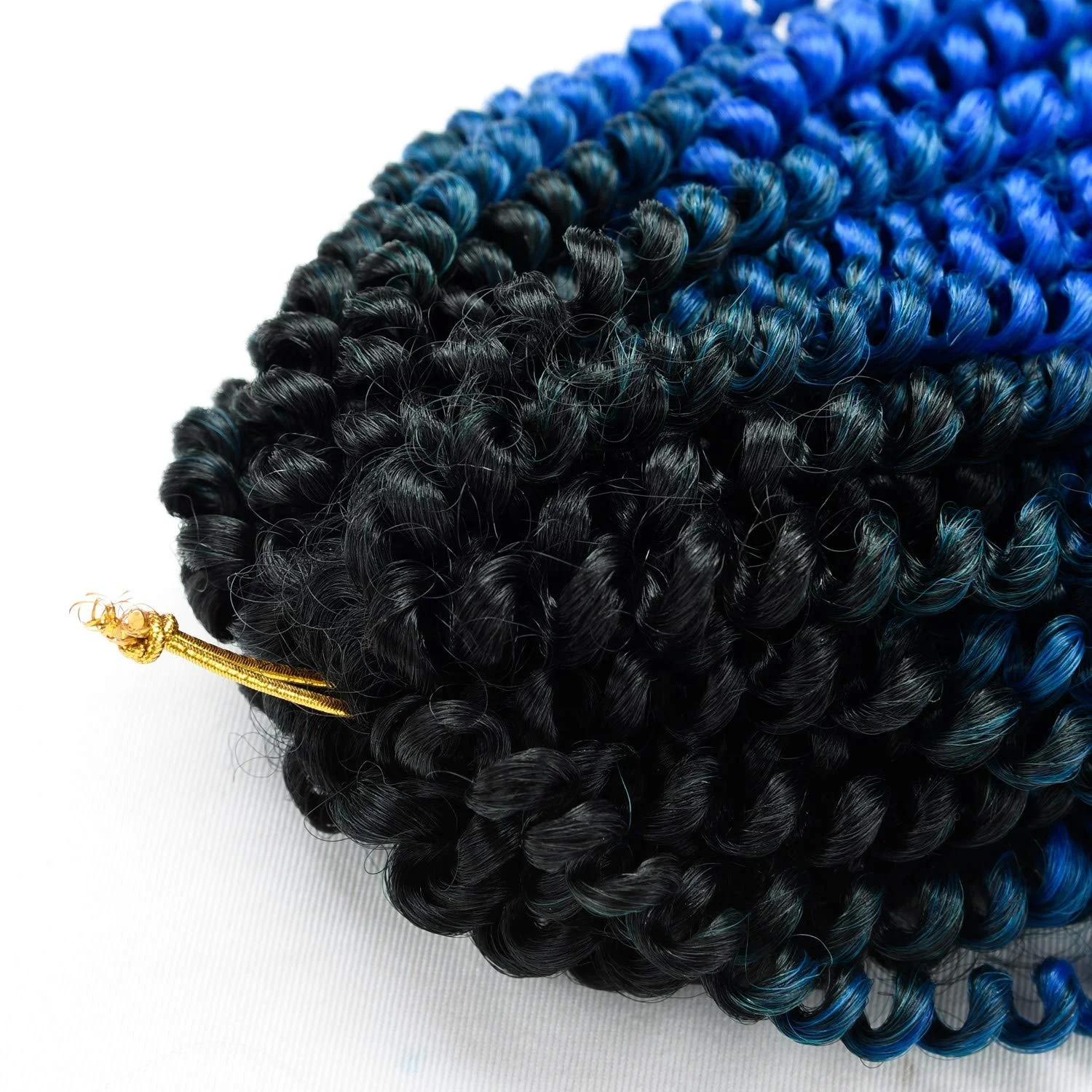 G&T Wig Spring Twist Crochet Braids Hair for Butterfly Locs Beyond Beauty Ombre Colors Synthetic Fluffy Hair Extension