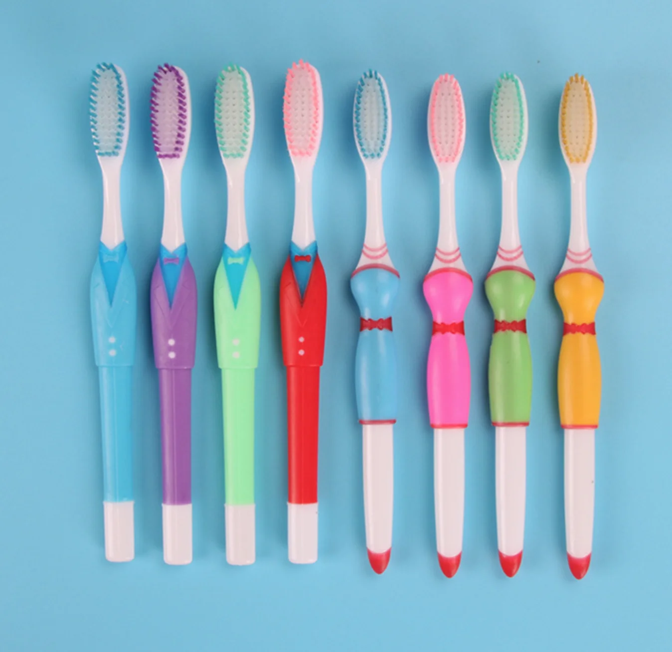 Soft-bristled lovers toothbrush protects the gums and prevents bacteria in the mouth toothbrush  b