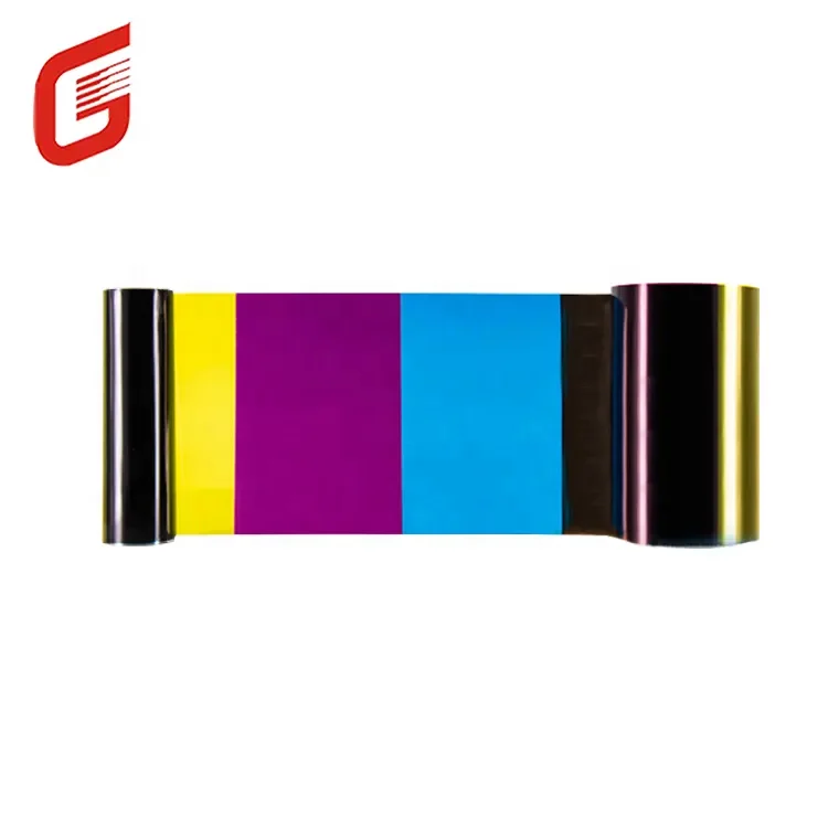 compatible Datacard 568971 001 YMCK Color Ribbon and 568971 103 Retransfer Film work on SR200 SR300 RP90 RP90