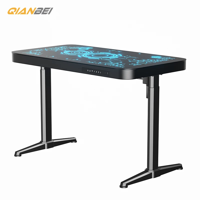 Sinonis Factory Wholesale PC Computer Gaming Desk Set Mdf Top and Wooden Table for Home Office