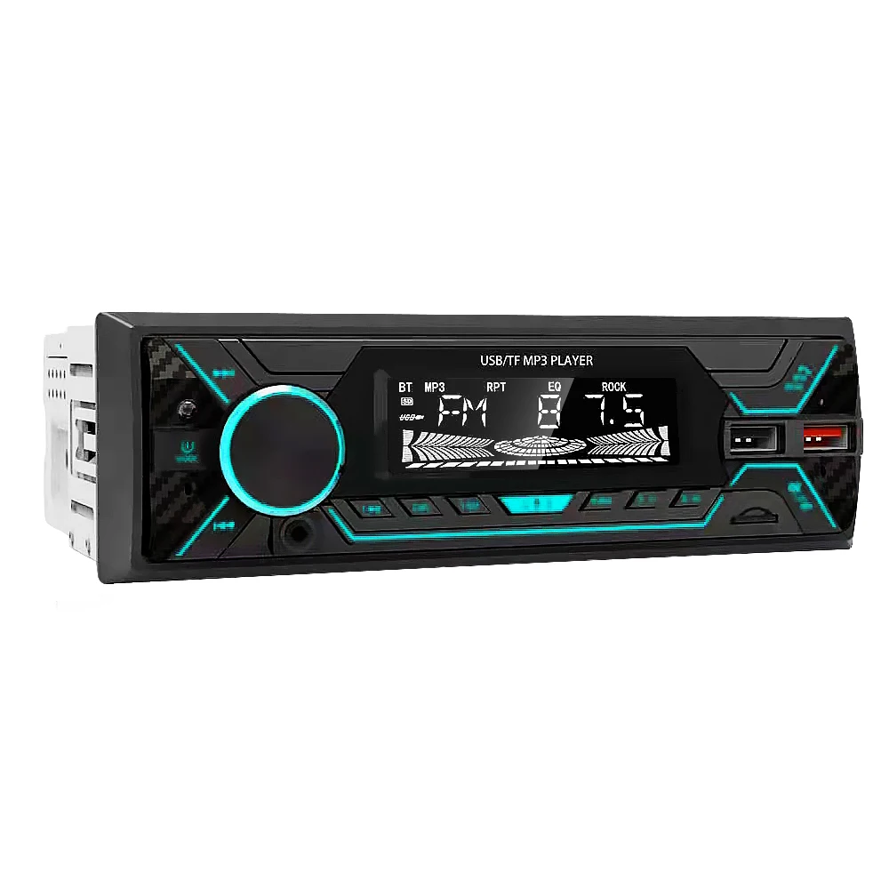1 Din Car Radio Mp3 Player BT FM Transmitter Autoradio Wireless 2USB SD AUX LCD ISO Handsfree 12V Car Stereo Audio Mp3 Player