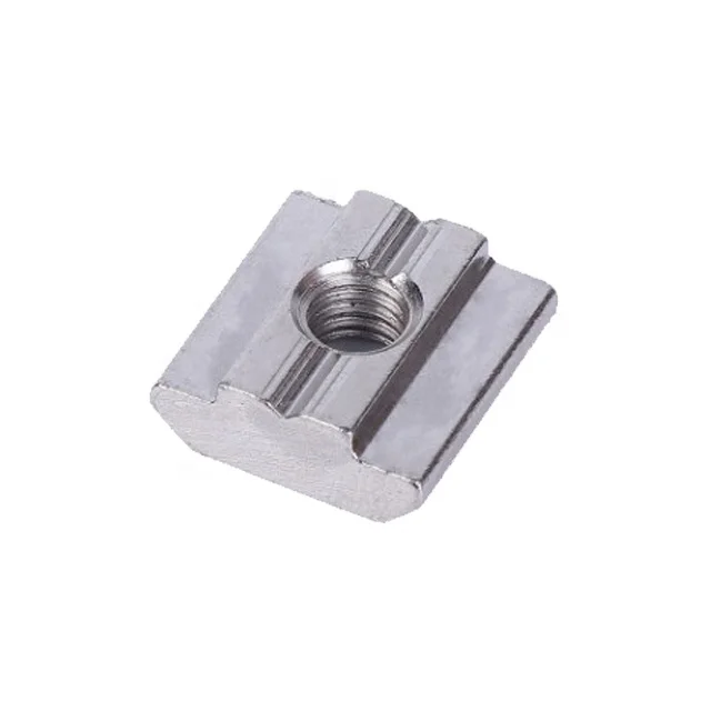 Steel Zinc Plated 30 series Slide-in T-nuts with size 16*16 mm