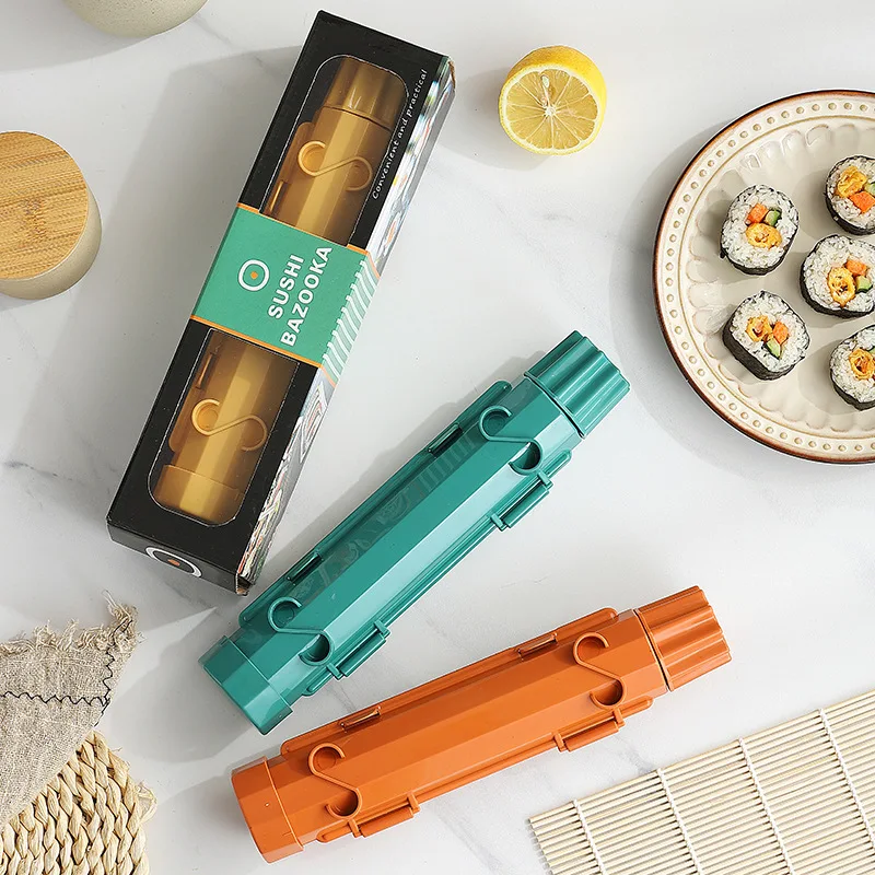 Natural Premium Bamboo Rolling Sushi Making Roller Kit DIY Tools Bamboo Curtain Sushi Maker Set