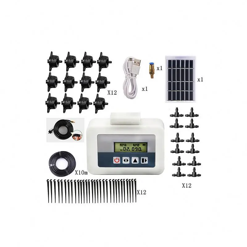 Benexmart Tuya 8 Zone Wifi, Smart Garden Irrigation Digital Timer Wireless Automatic Water Dripping Wifi Irrigation With Adapter