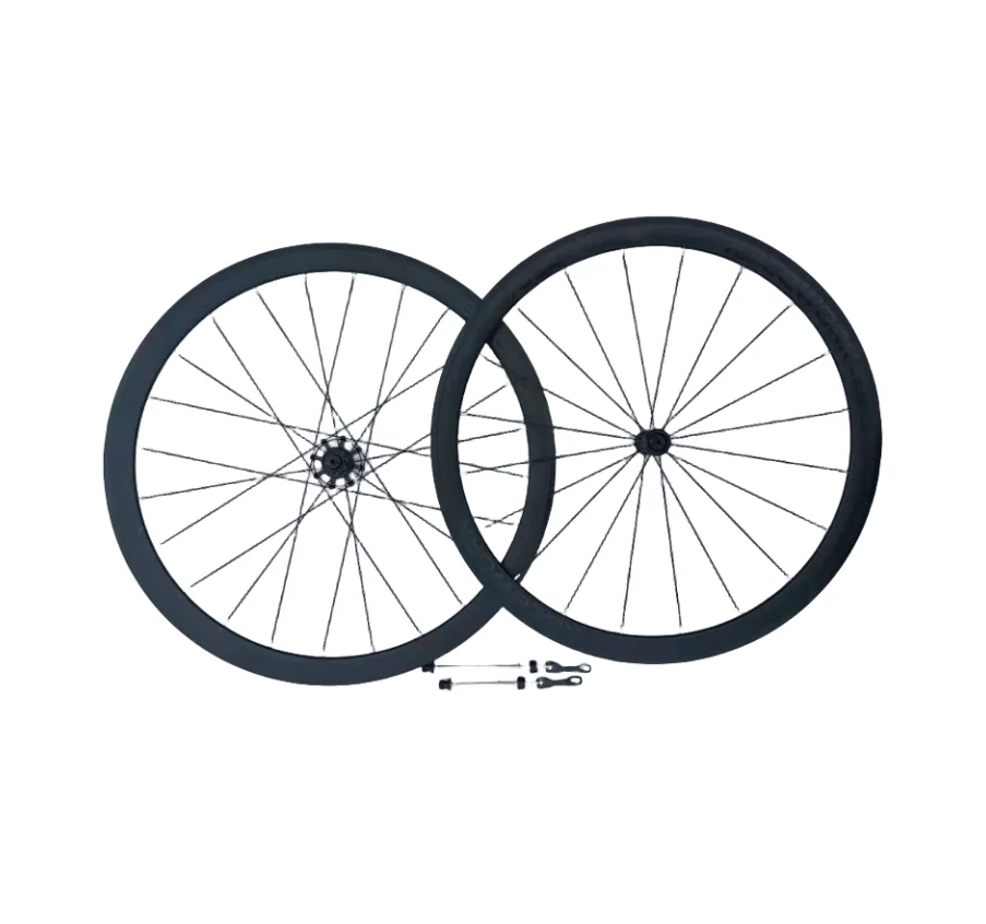 road bike bicycle 700*20 24H alloy 6061 aluminium 40MM rim 4+2 sealed bearings 10 11 12sp casset hub straight pull wheelset