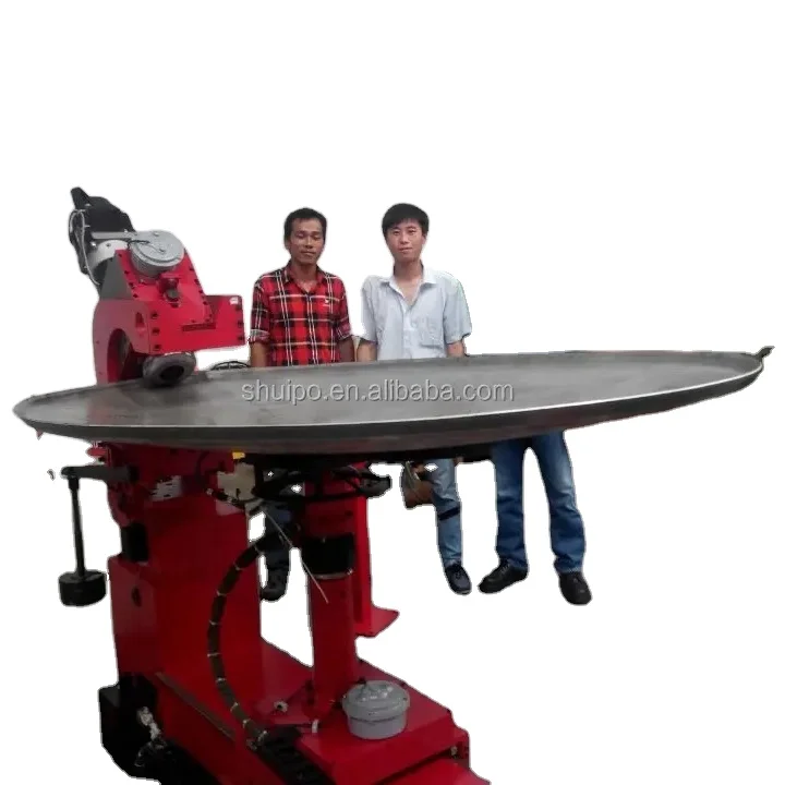 SHUIPO Hydraulic dish end bending press aluminum dishes machinery tank bottom press