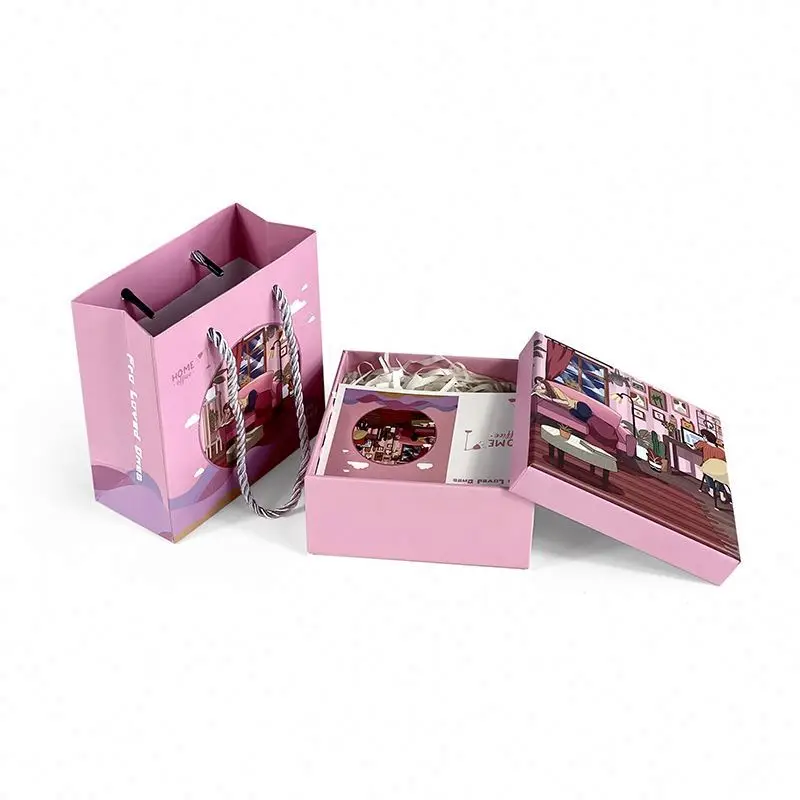 Custom cardboard  flat pack folding box packaging magnetic paper foldable gift box