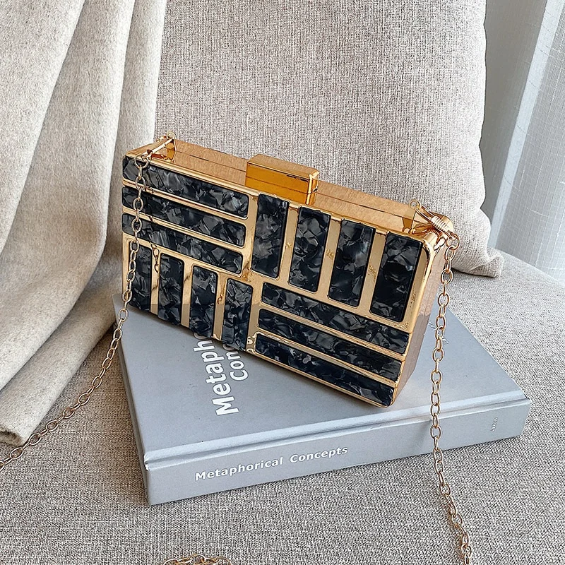 Luxury Women Shoulder Bag Acrylic Evening Bag Clutch For Wedding Party Ladies Handbag And Purses Messenger Bag