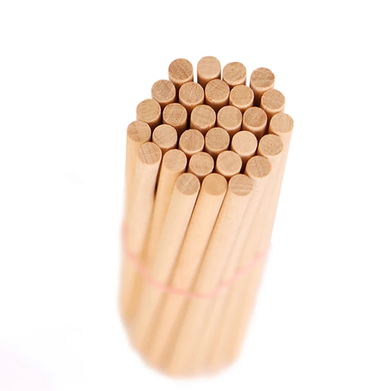 High Quality Birch Wooden Dowel Rods Round wood Craft Product Wooden Sticks for DIY