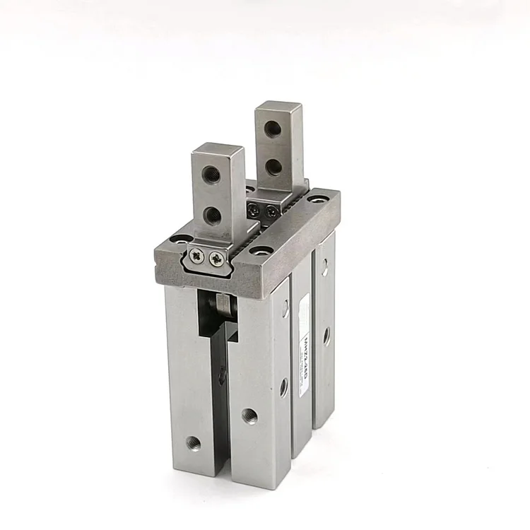 Pneumatic finger cylinder, Fulcrum open-close gripper