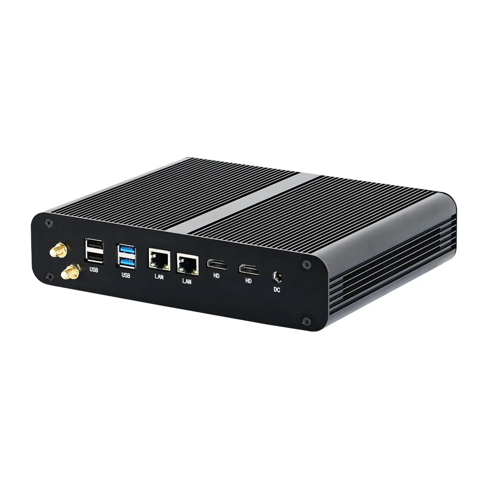Мощный мини-компьютер itx 10th Core i7 1065G7 i5 1035G1 офисный компьютер 2 * DDR4 NVME Dual 4K HD2.0 win10