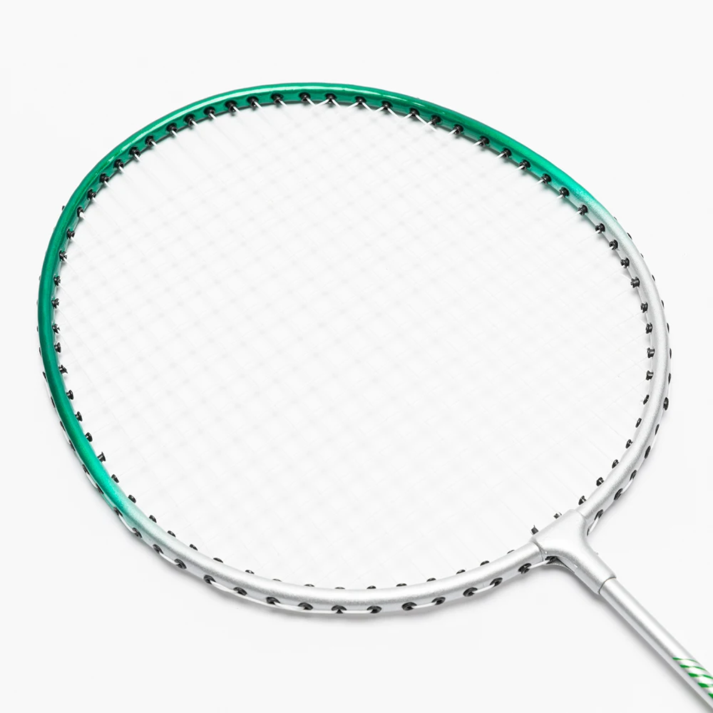 Factory custom wholesale Amateur Junior 2 packs/set steel shaft badminton rackets Racquet