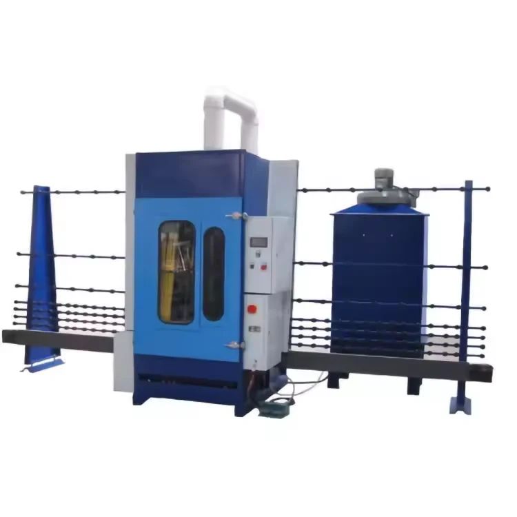 CE Certificated 1.6M Vertical Glass Sandblasting Machine Glass Frosting Machine