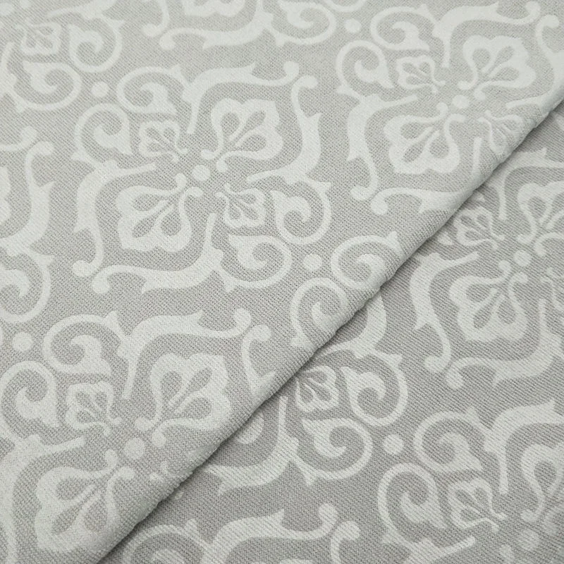 woven polyester cheap price modern knitted fabric 3D embossed sofa home textile