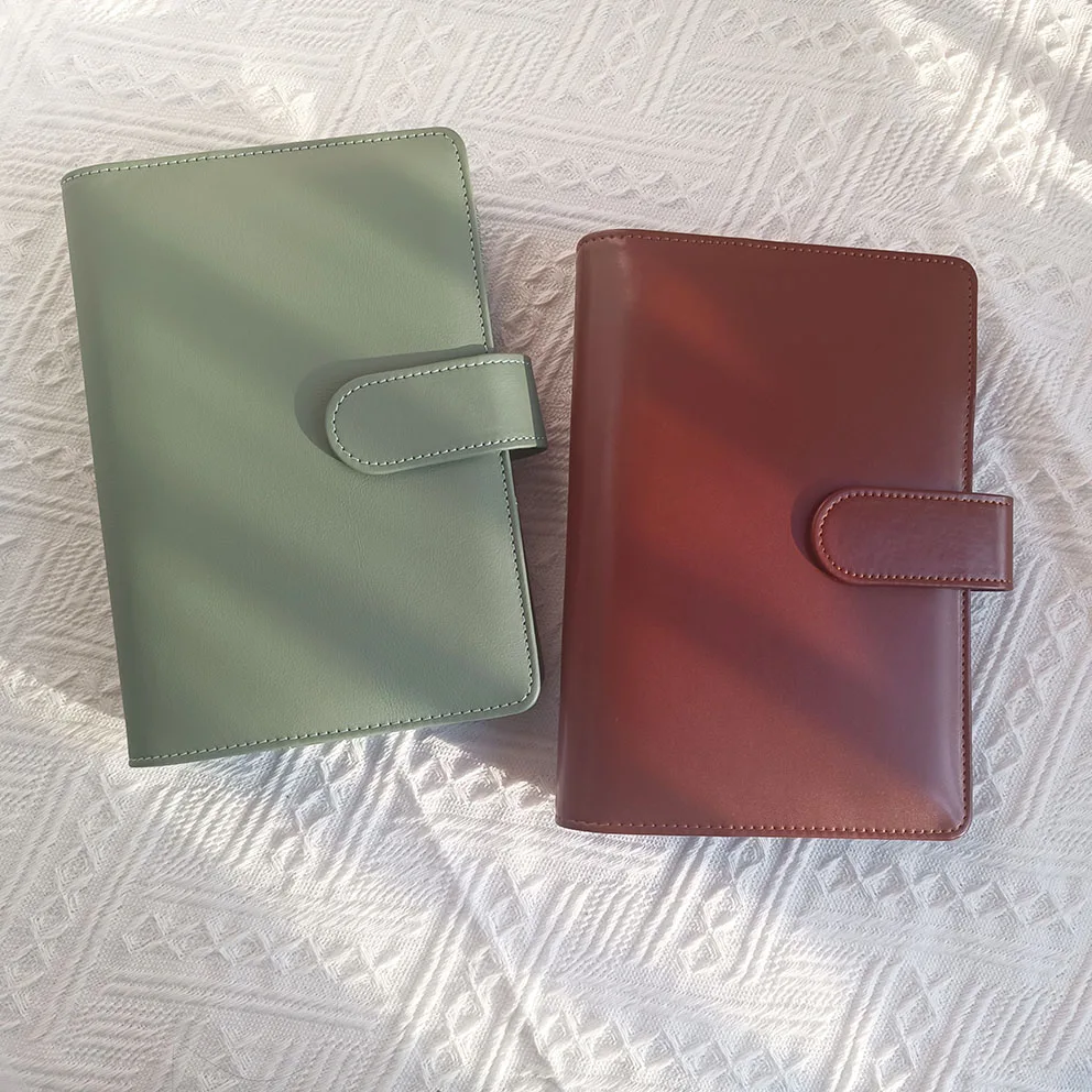 Оптовая продажа в наличии яркие цвета низкий минимальный объем заказа прочный A5 A6 конверт для наличных денег ежедневник папки обмена