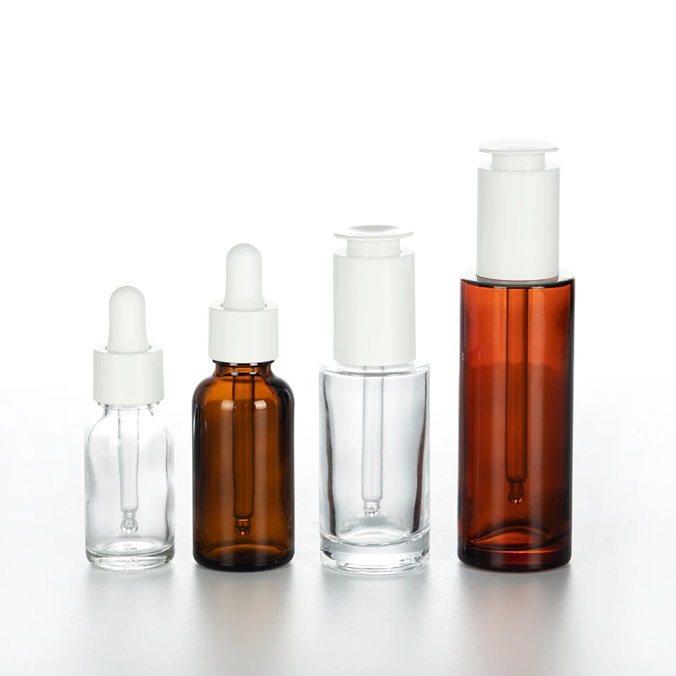 Luxury Empty 20/410 plastic Press Pump Plastic Dropper Cap For Glass Bottle