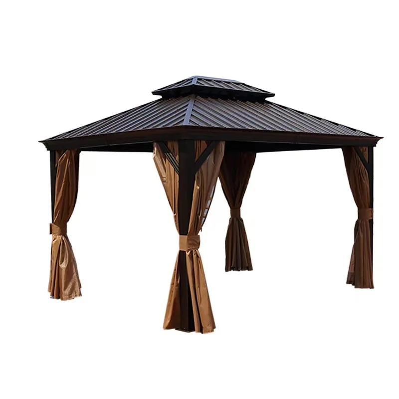 3x3,3x4 and 3x3.65 5x4 6x3 Gazebo Garden Pergola Aluminium Outdoor