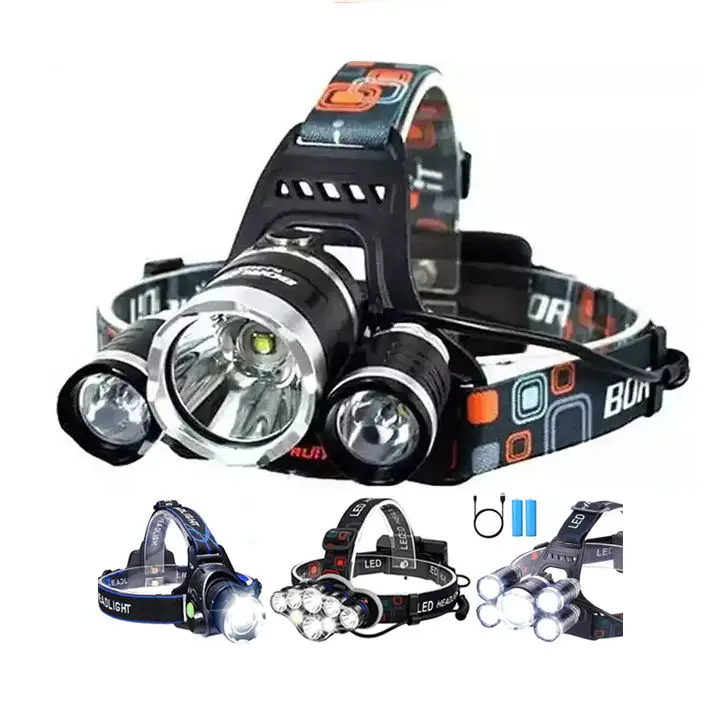 Emergency Lights Usb Zoom Rechargeable Head Lamp Four Modes Led Head Lamp Torch Headlamp Portable Wholesale Powerful Waterproof