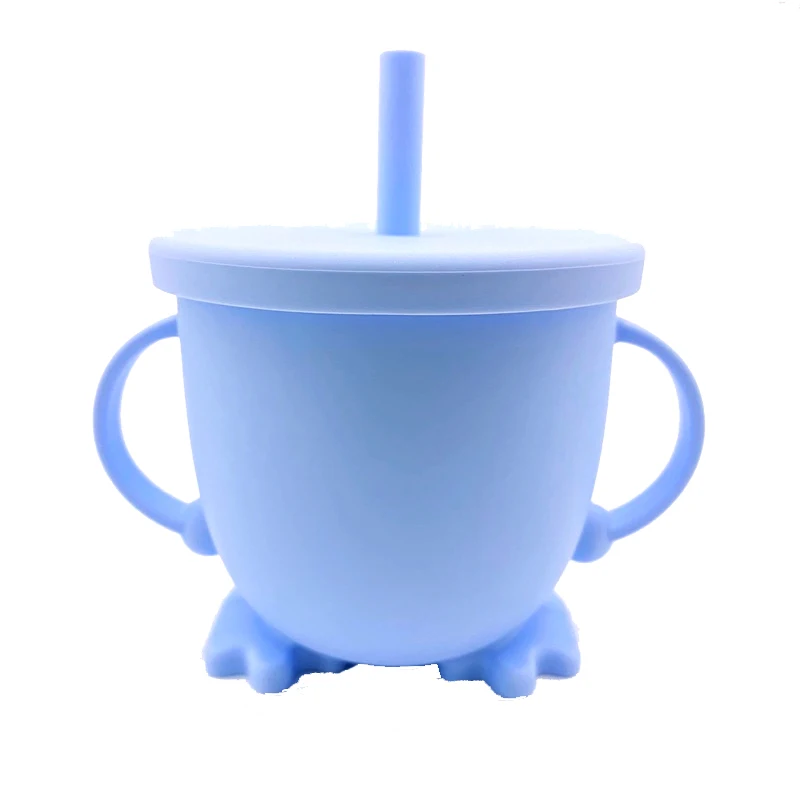 
Custom Leakproof Baby Food Storage Box Cup Silicone Baby Snack Cup Children Snack Cup 