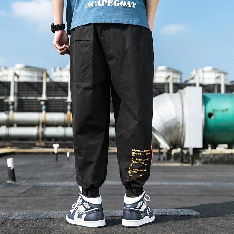 Quality High Street Trouser Men Jogger Pant Hip Hop Cargo Running Men Clothing Casual Jogger Track Pants