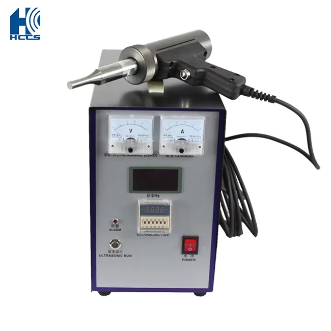 220V Welding Hand Plastic Machine Plastic Fabrics Portable Small Ultrasonic Welder Gun