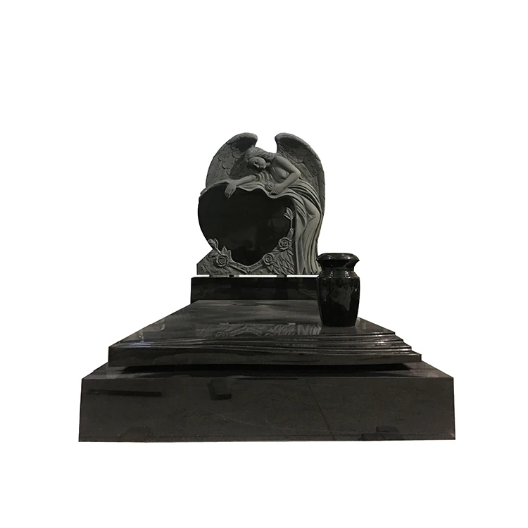 Luxury Large Granite Monument Hand Carved Marble Cemetery Headstone Family Mausoleum