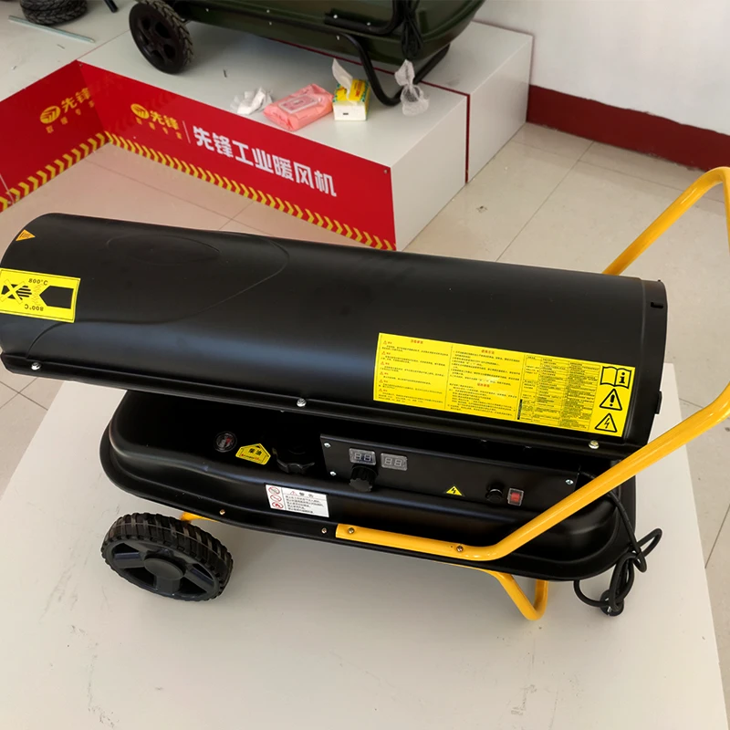 Stainless Steel Fittings Portable Indirect Diesel Kerosene Forced Air Heaters For Chicken House