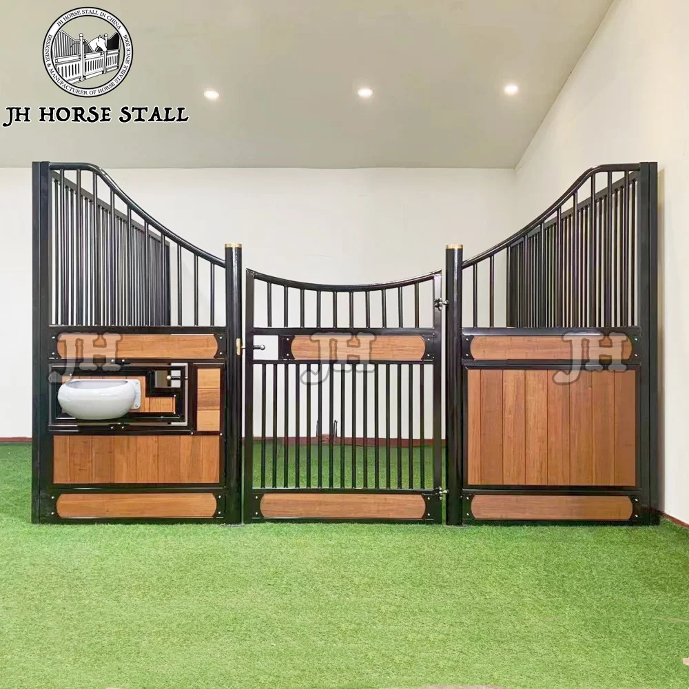 Low price Equestrian Equine Equipment horse Barn door Horse stall Stable Panels