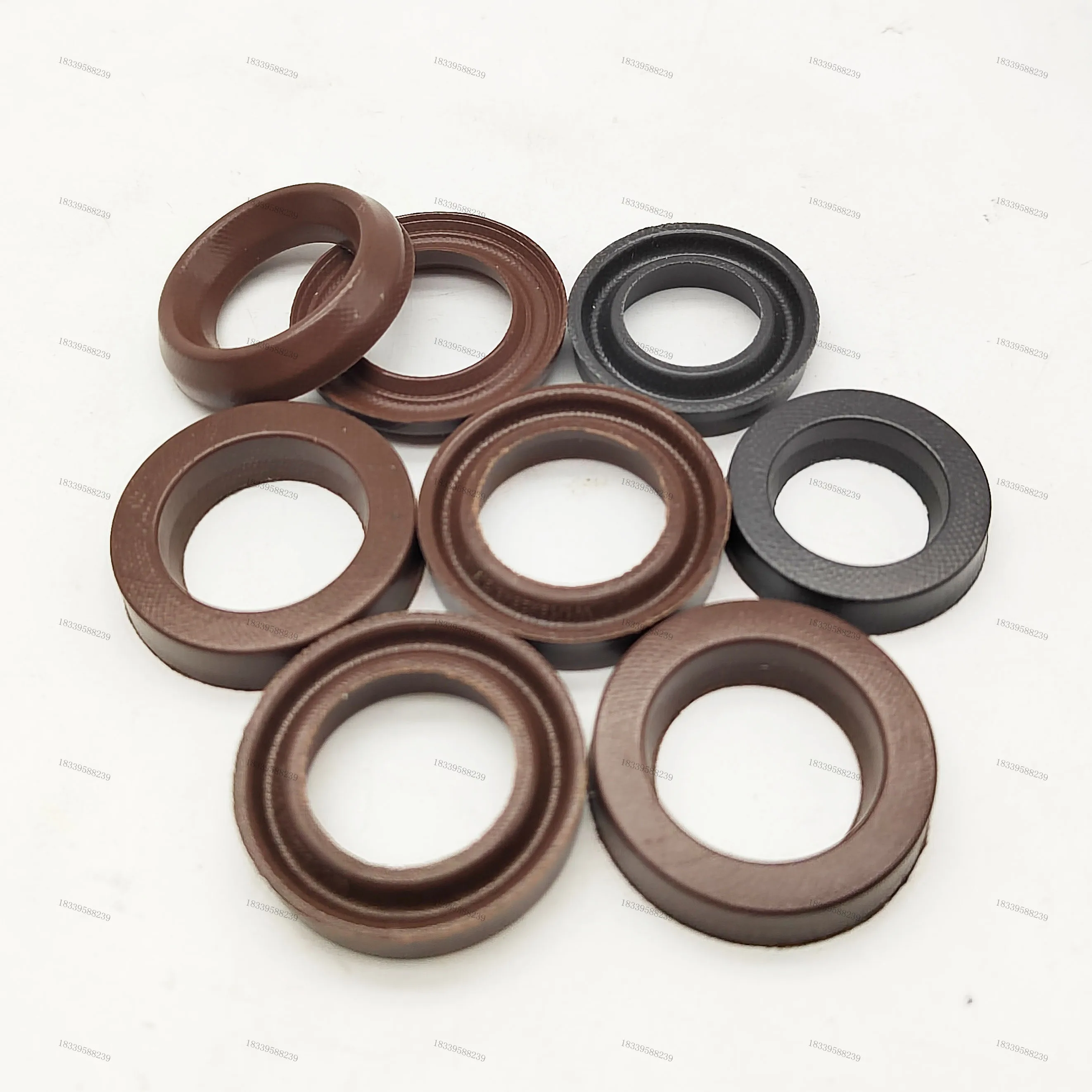 High pressure cleaning machine pump head seal made of aramid fiber material, high-pressure water seal U-shaped and V-shaped