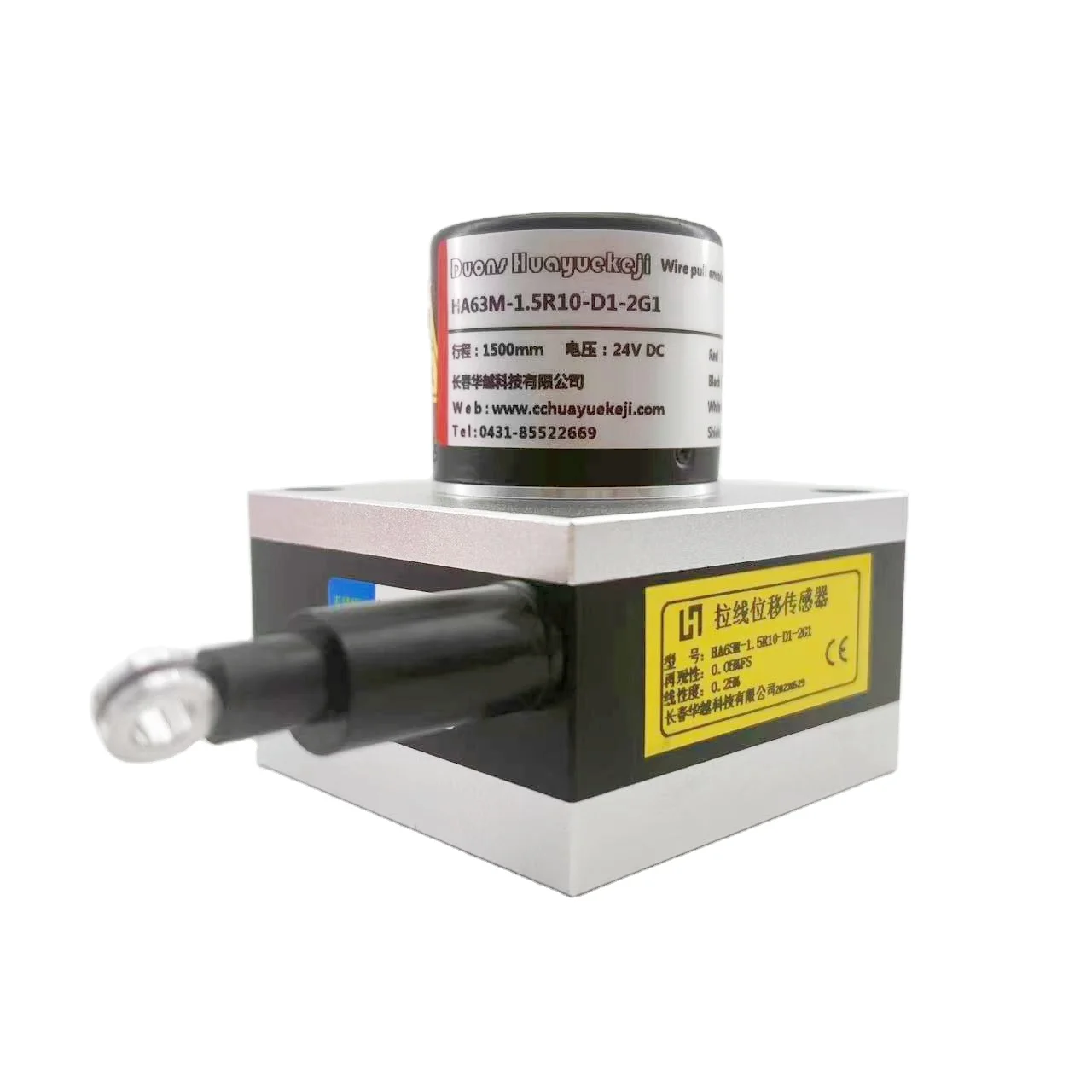 draw wire potentiometer position sensor  1500cm 0-10V 0-10K 4-20mA  analog output sensor