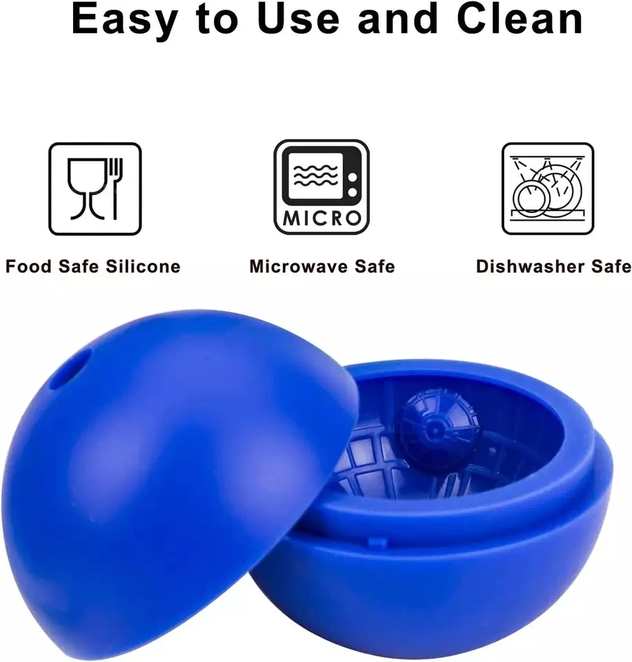 Death Star Ice Cube Mold 2 Pack Silicone Ice Molds Sphere Big Ice Ball Maker for Whiskey