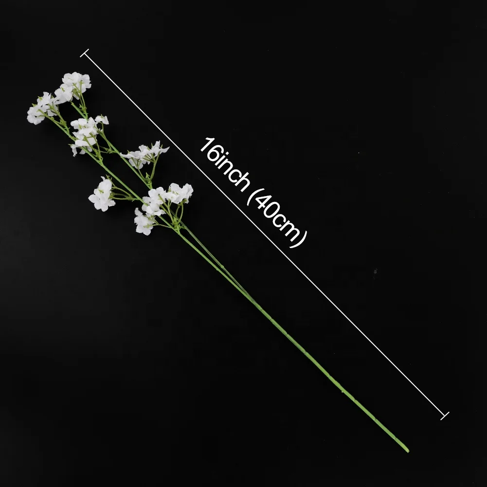 OurWarm White Babies Breath Gypsophila Flowers Artificial Gypsophila DIY Floral Bouquets Arrangement for Wedding Home Decor