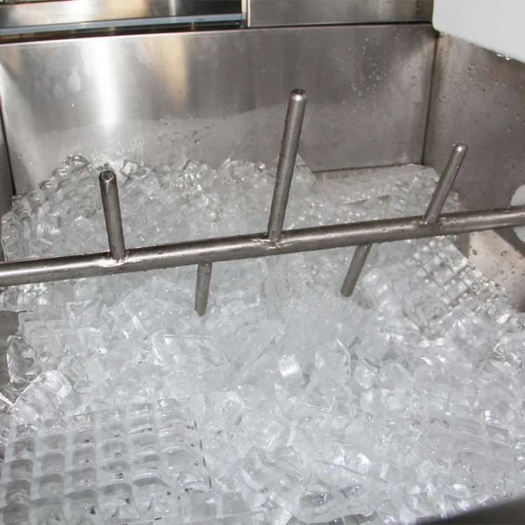 Commercial Ice Cube Machine Stainless Steel Body Easy To Clean Big Capacity Practical Ice Making Machine 20-136kg/24h