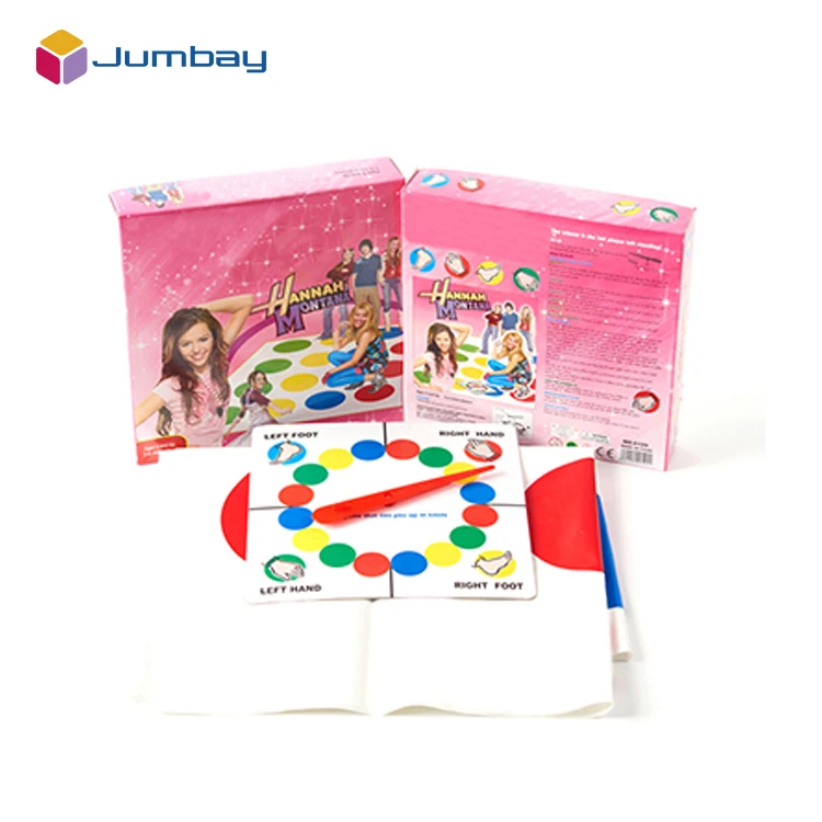 Personalized Custom Low Price 100% Plastic Twister Board Game Make Funny Board Game In China