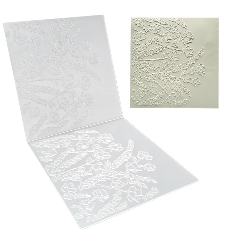Diy Template Photo Album Card Making Scrapbooking Plastic 3D Embossing Folder For Paper Craft