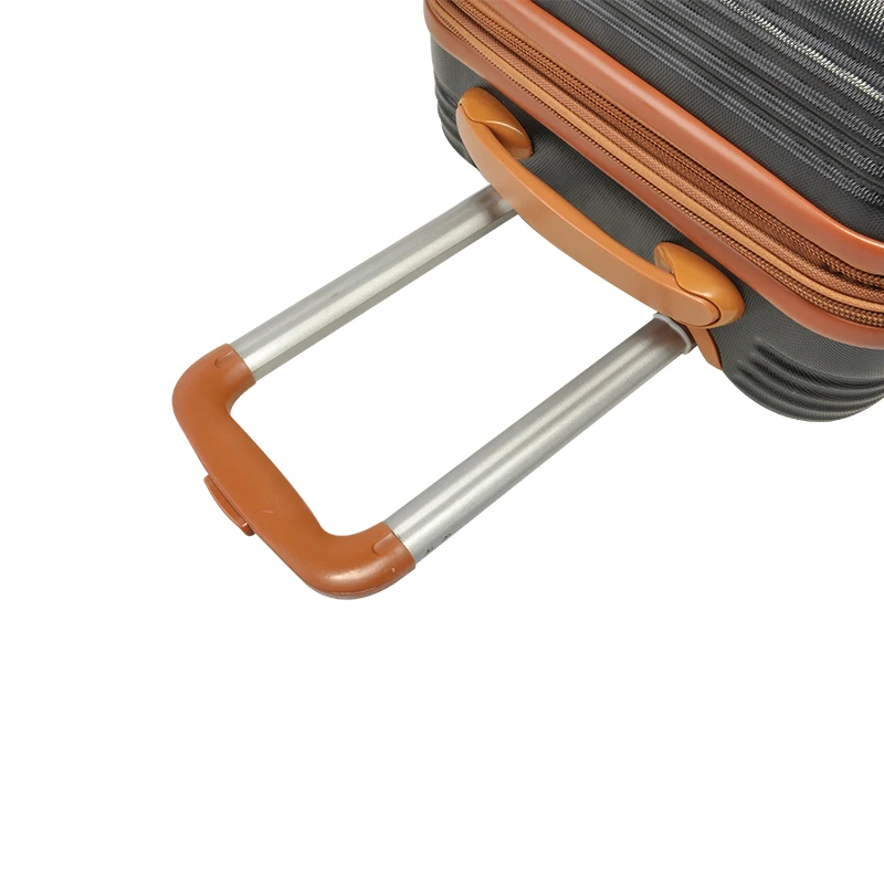 
ABS+PC luggage sets hard shell 3 pcs travel troller luggage 4 spinner casters suitcase ABS cabin trolley luggage 