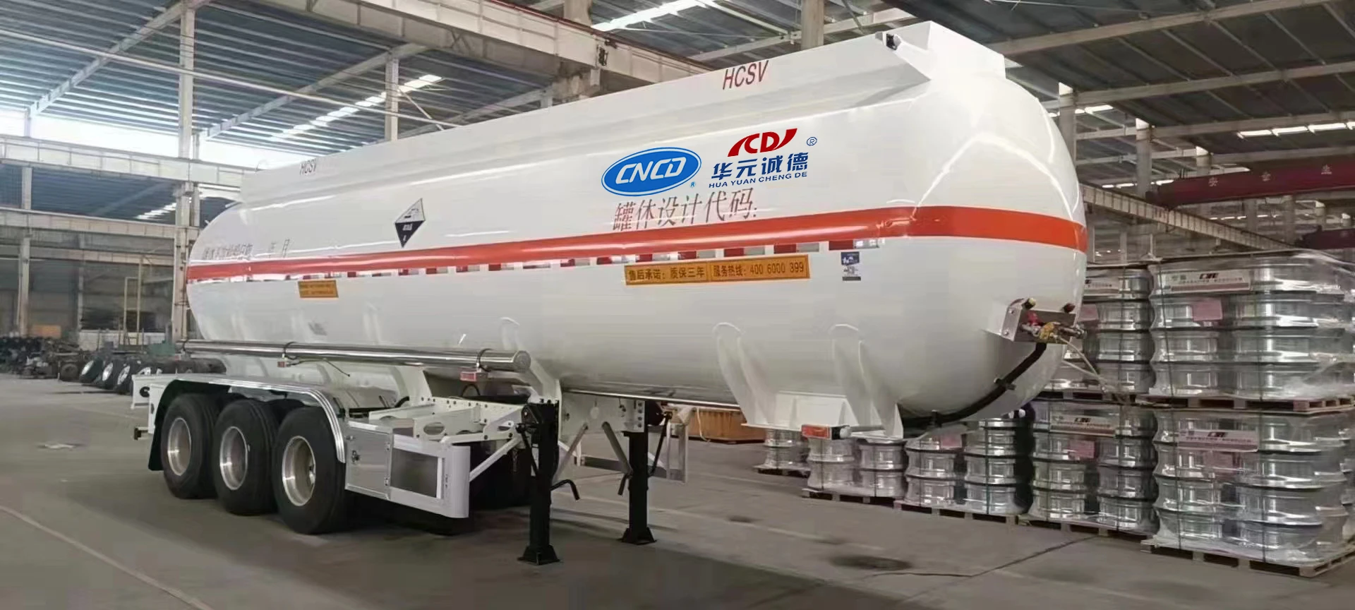 Asme 50m3 Lpg Tank Semi Trailer 3 Axcel With Digital Control Price