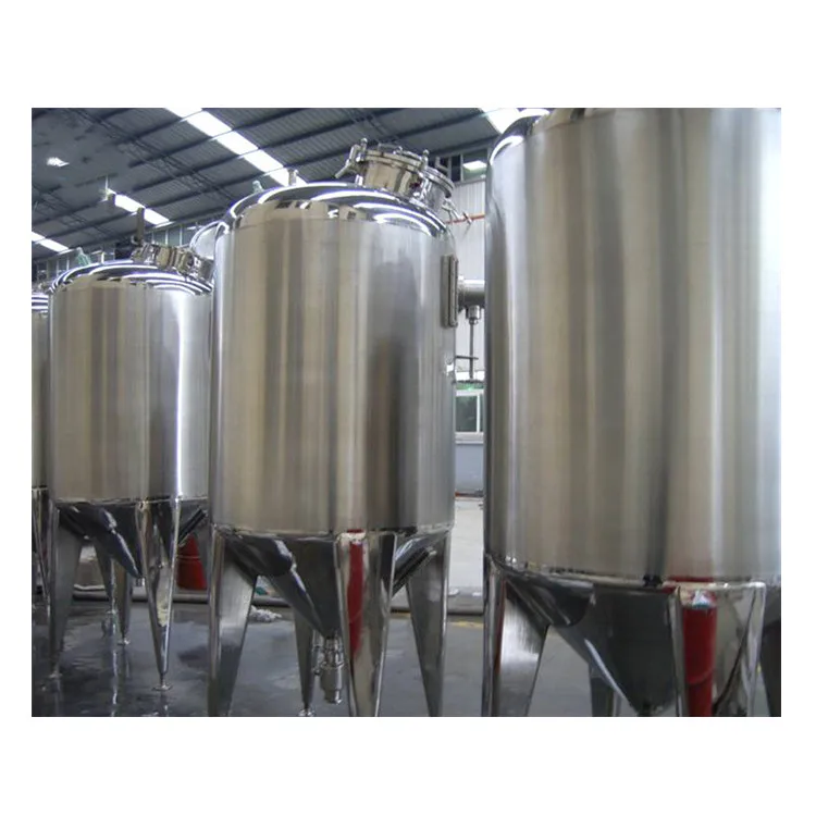 Tanques De Almacenamiento 200L 300L 500L stainless steel milk processing cooling tank storage tank