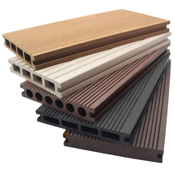 FRSTECH Water-proof Mixed Color  Hollow Co-extrusion WPC deck flooring