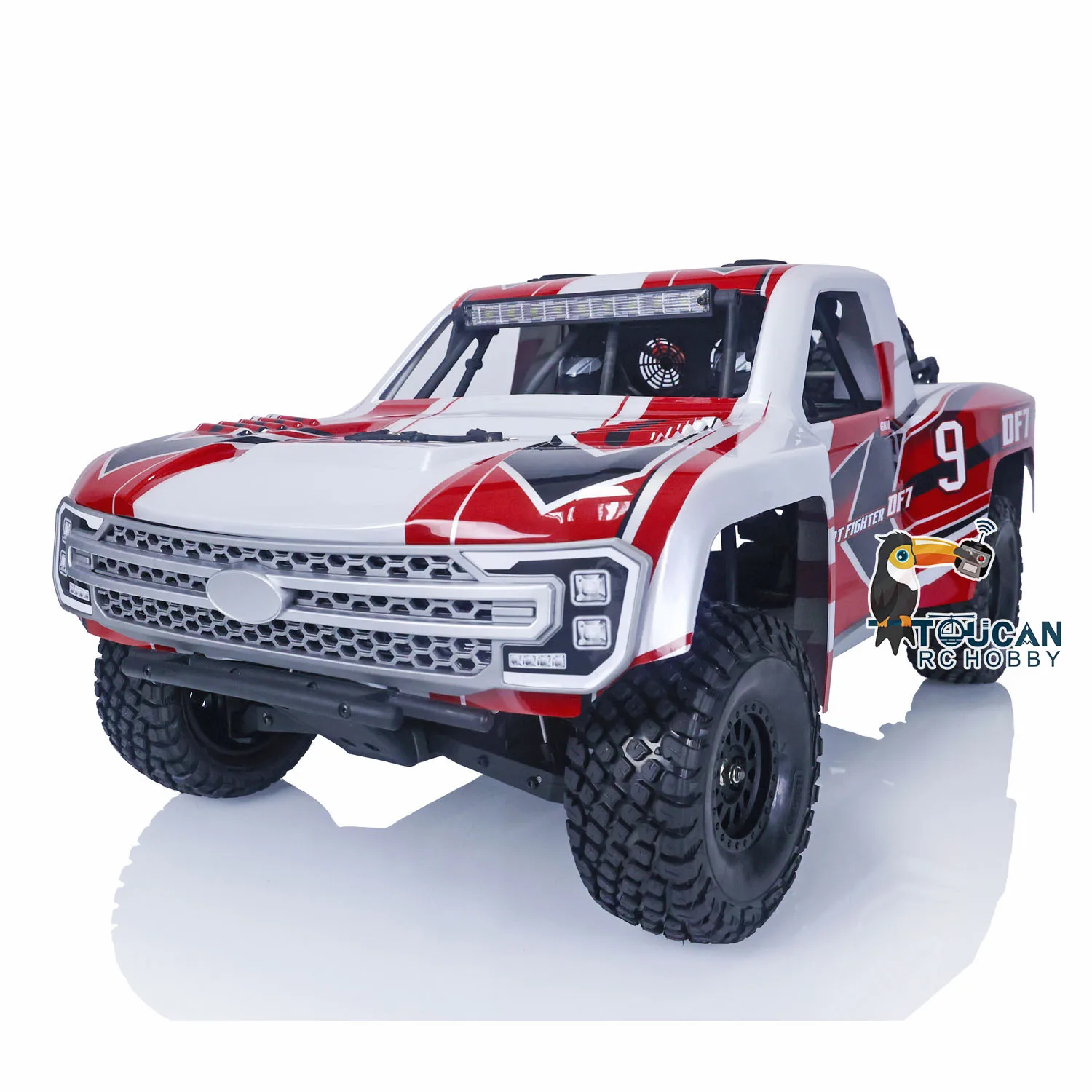 1/7 4WD RC Crawler Car YIKONG DF7 V2 Remote Control Off-road Vehicles Models