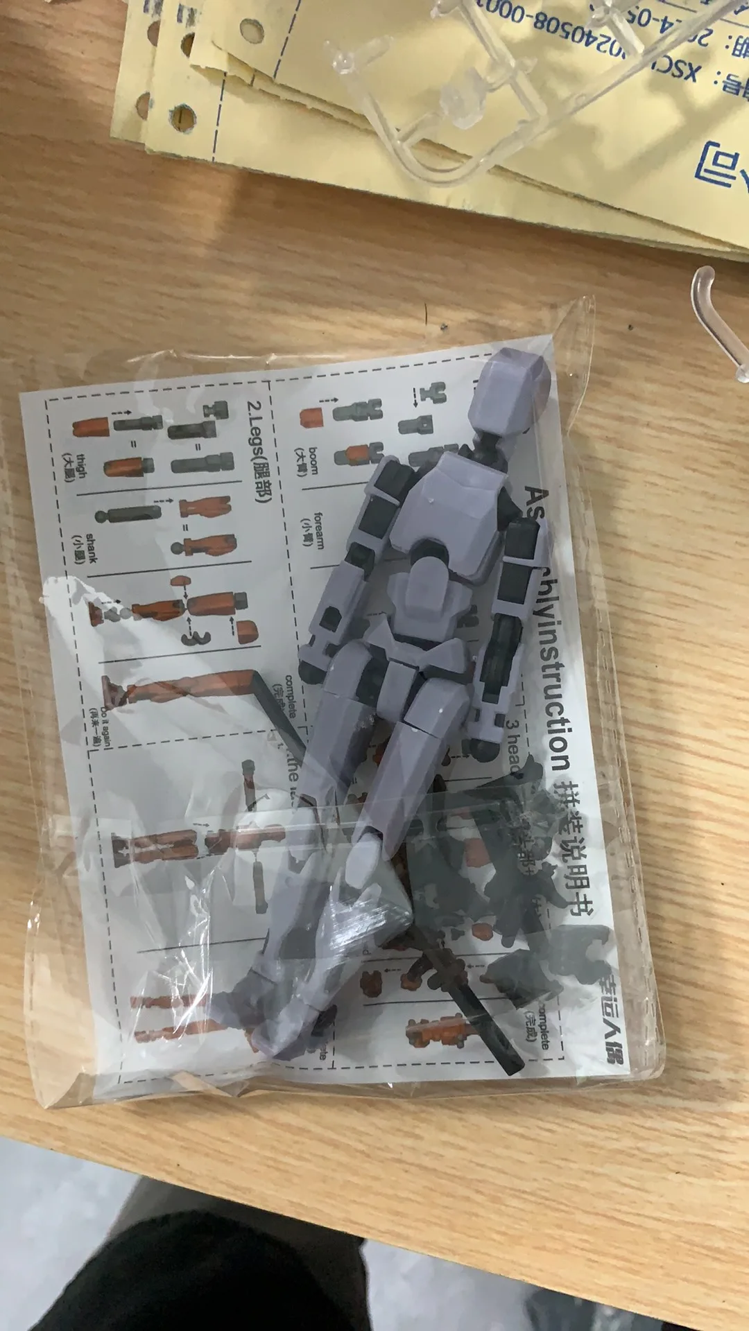 3D Action Figure Multi-Jointed Movable DIY Robot 4.0 Mannequin Toyslucky 13 Dummy Action Figures Toys for Kids