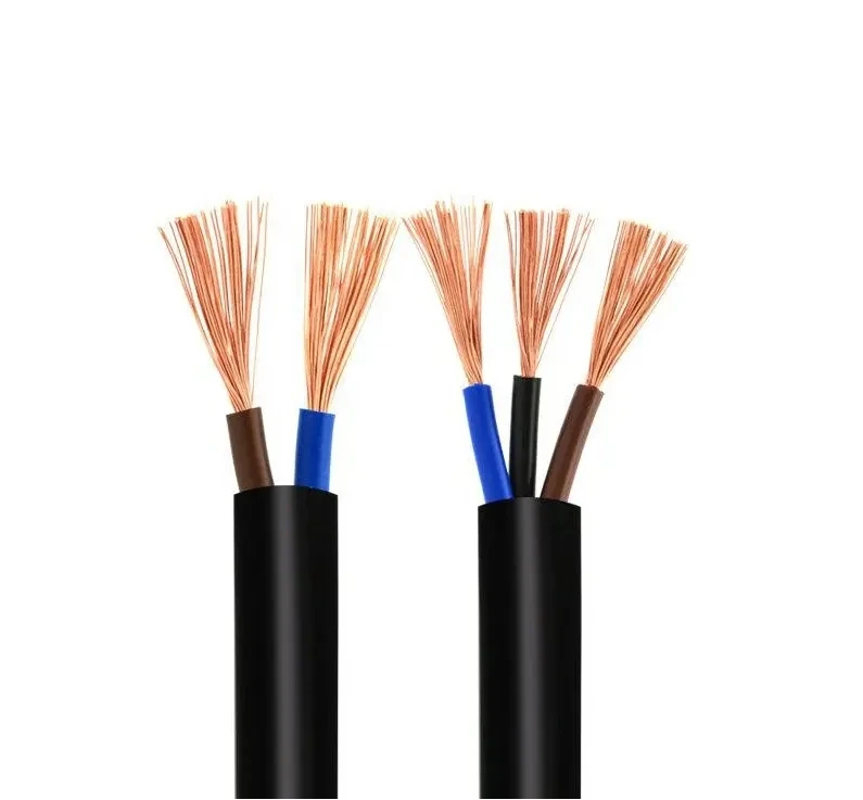 Eco-friendly High-Temperature Low Smoke PVC Insulation RVV/BV/BVV/RV Cable 60227 IEC 52 Solid Conductor RVV Wire H05VV F 3G