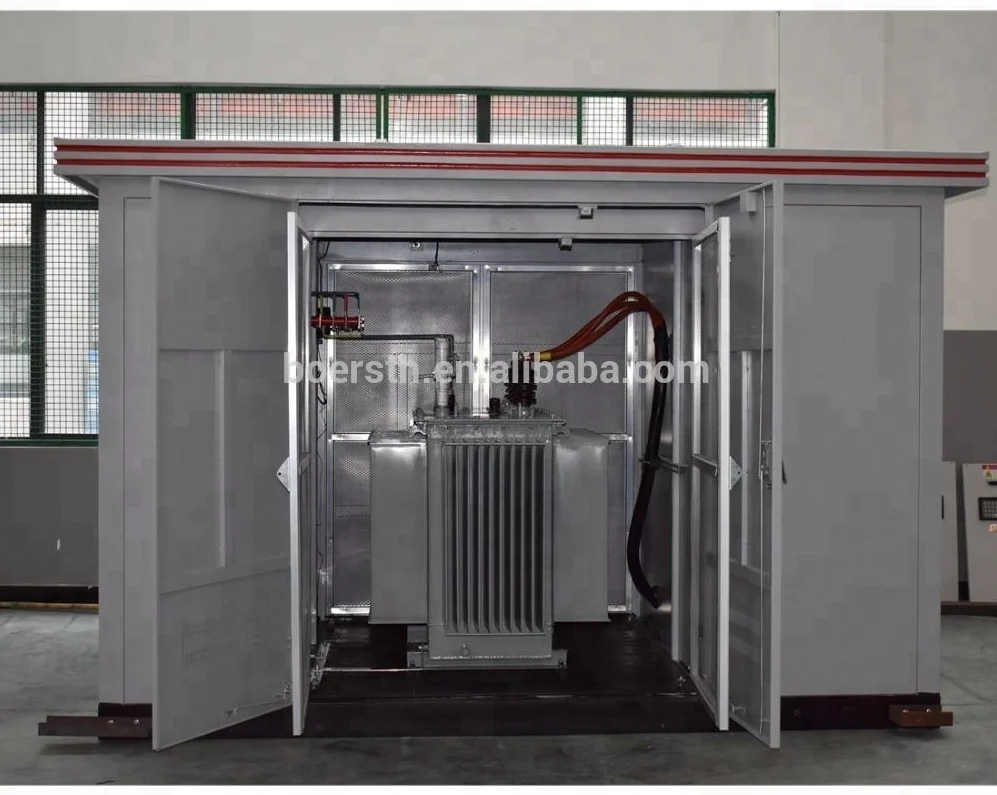 Outdoor 4 Wheels Box Type Electrical Mobile Transformer Substation