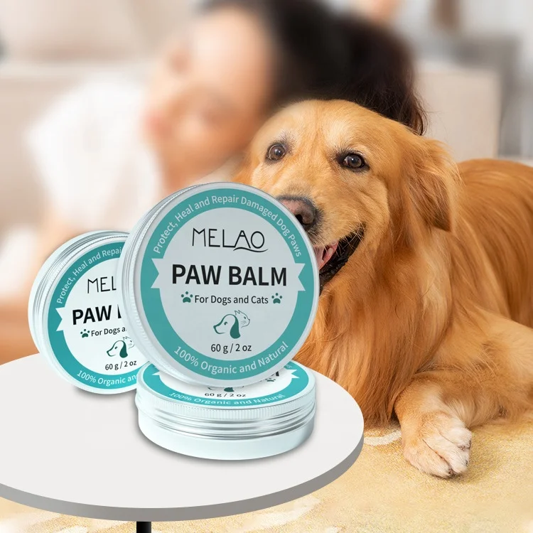 Vegan Private Label Pet Paw Balm Organic Natural Pet Care Products Dog Paw Balm Protection Wax Relief For Raw Dry Rough