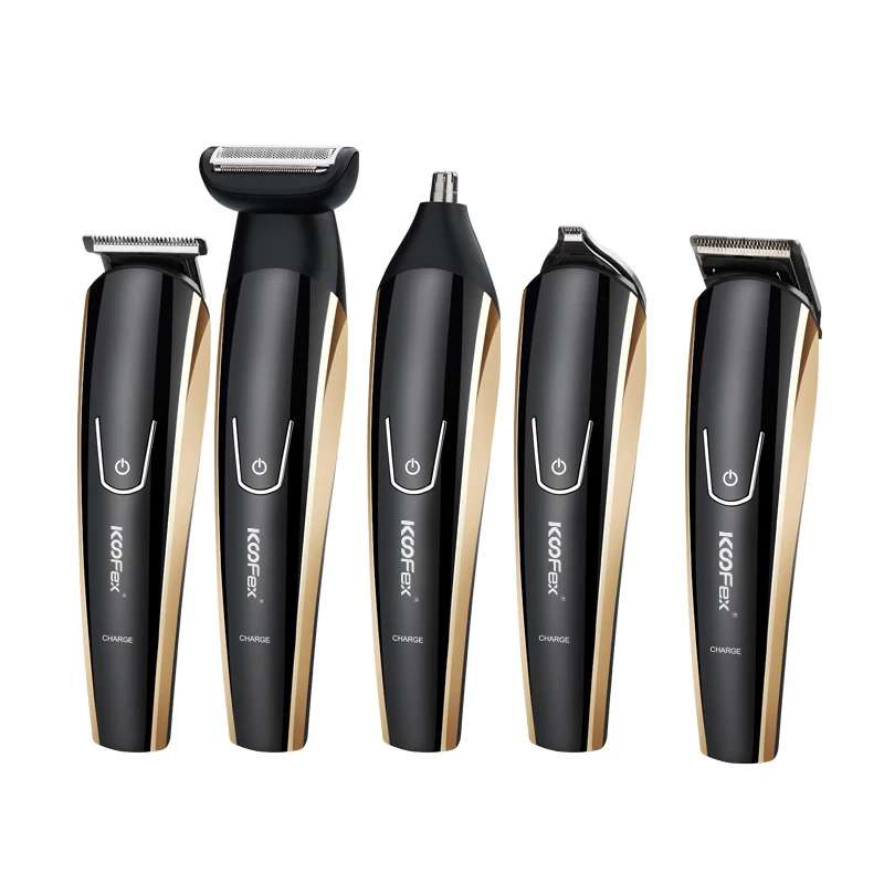 5 In 1 Beard Nose Wireless Low Noise Tondeuse Cheveux, Portable All-In-One Shaving Machine Hair Trimmer